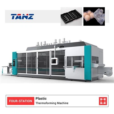 Máquina formadora de vácuo de blister totalmente automática para animais de estimação de fábrica